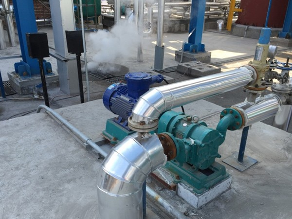 中海石油寧波大榭石化有限公司油泥浮渣提升泵改造